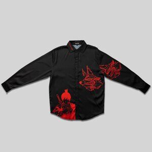 KAGESCLUB Fox Demon Button Down